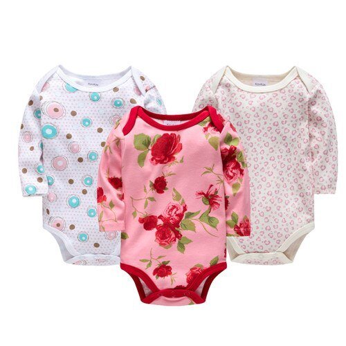 Long-Sleeve Onesie 3-Pack