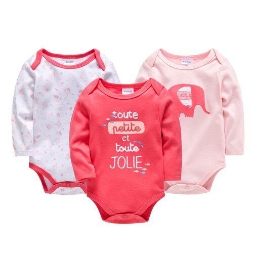 Long-Sleeve Onesie 3-Pack