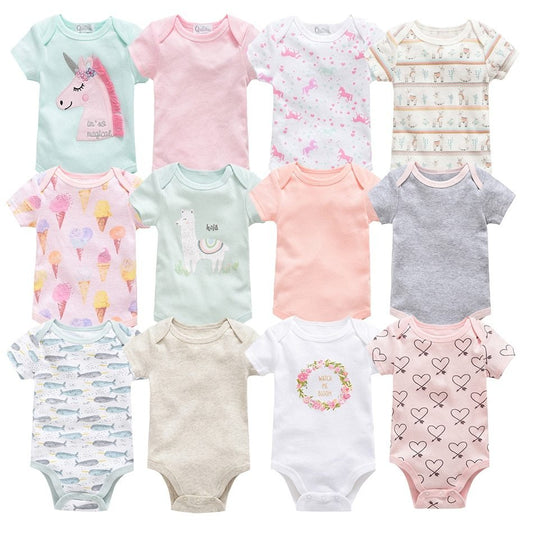 Short-Sleeved Onesies 3-Pack