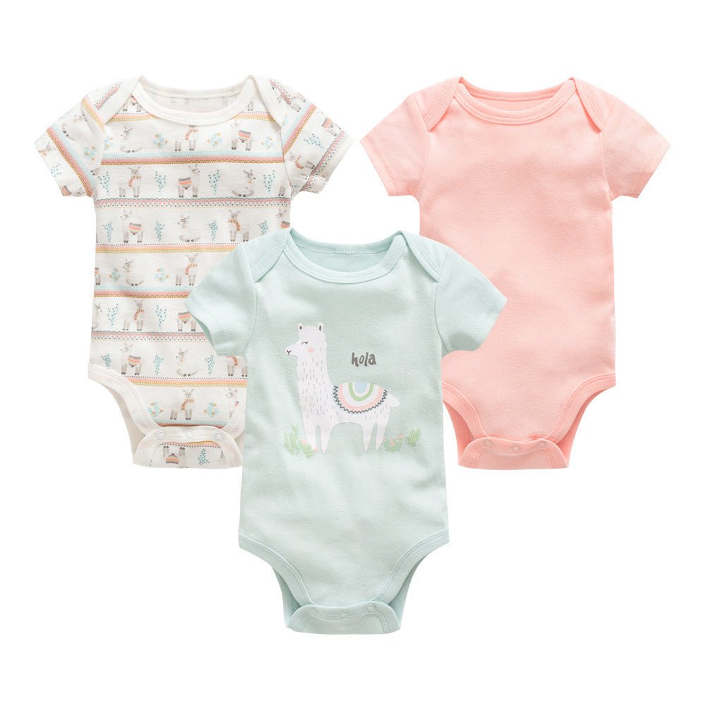 Short-Sleeved Onesies 3-Pack