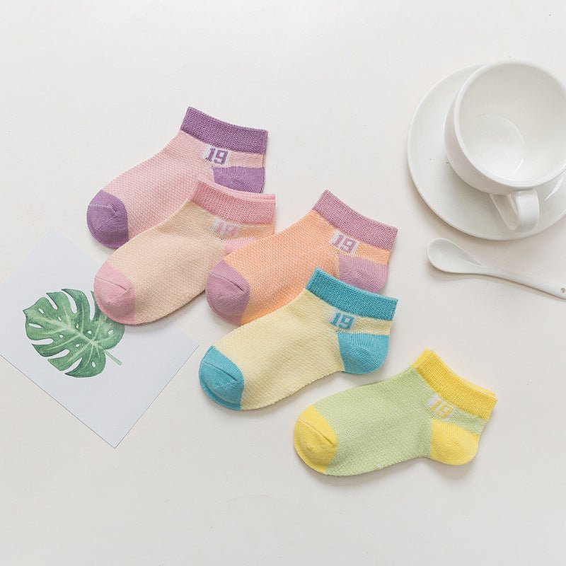 Breathable Cotton Socks 5-Pack