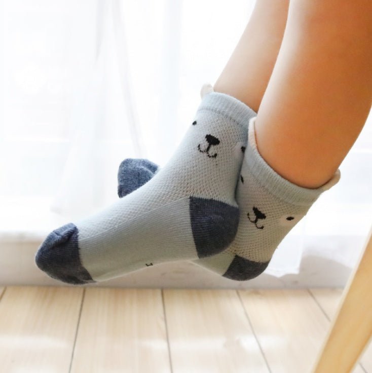 Kid's Breathable Cotton Socks 5-Pack