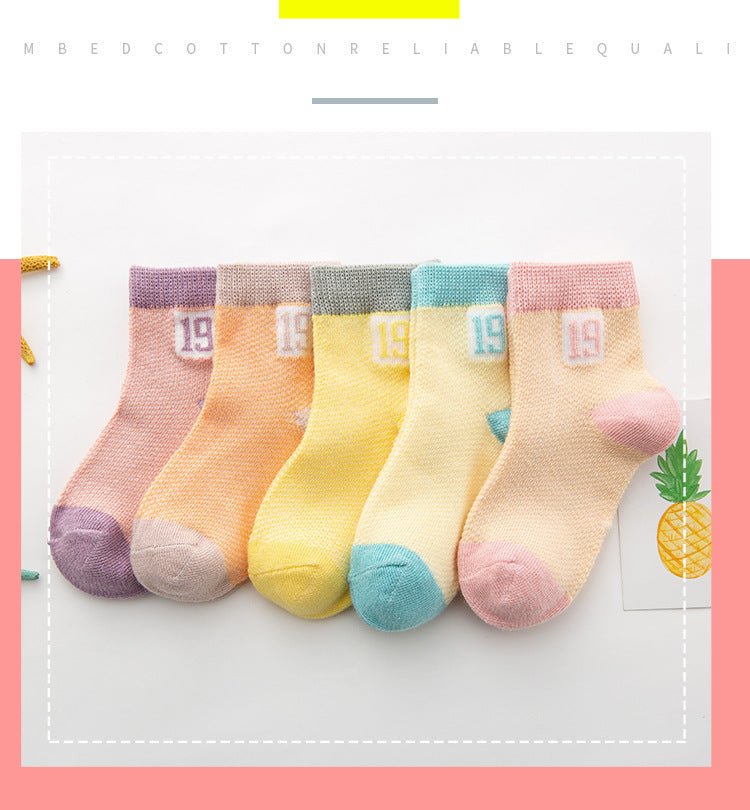 Mesh Baby Socks 5-Pack