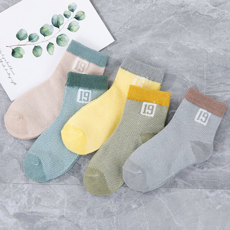 Mesh Baby Socks 5-Pack