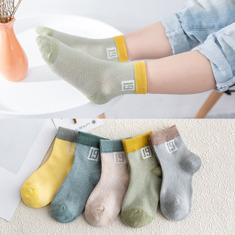 Mesh Baby Socks 5-Pack