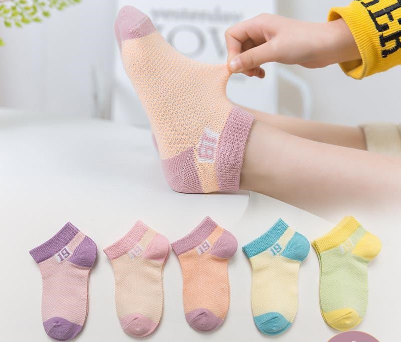 Mesh Baby Socks 5-Pack