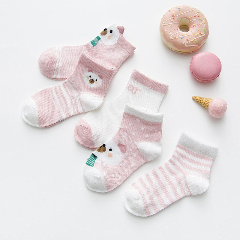 Summer Baby Socks 5-Pack