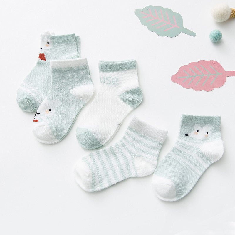 Summer Baby Socks 5-Pack