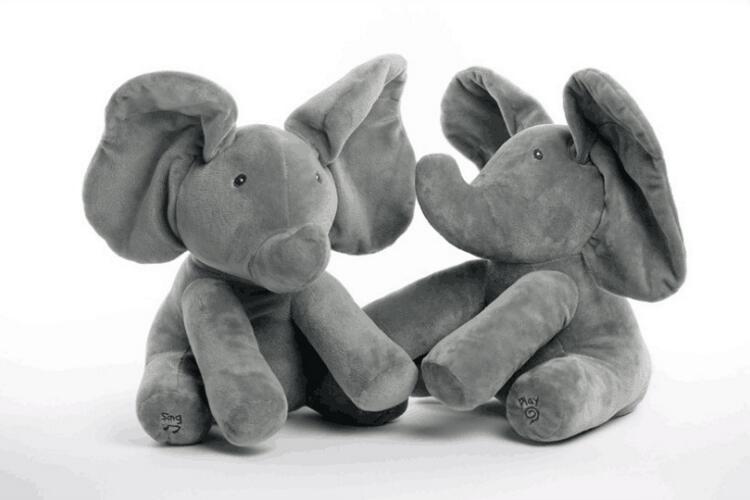 Animated Flappy Ears & Singing Plush Elephant