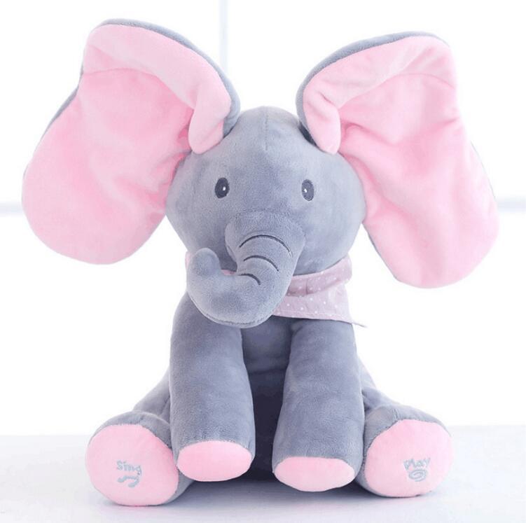 Animated Flappy Ears & Singing Plush Elephant