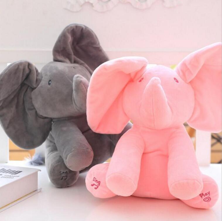 Animated Flappy Ears & Singing Plush Elephant