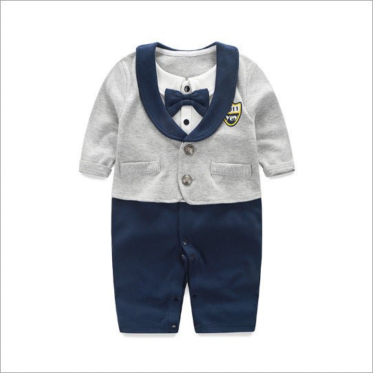 Boy's Gentleman Long-Sleeve Romper Collection