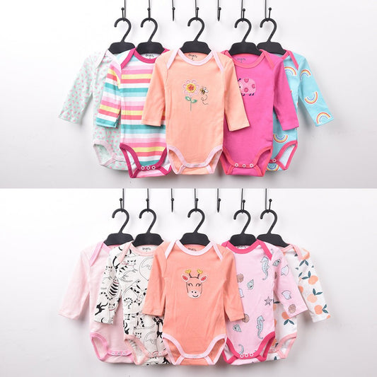 Baby Long Sleeve Onesie 5-Pack