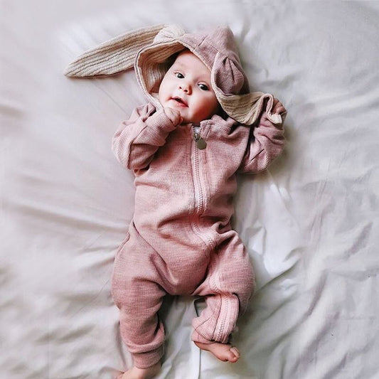 Adorable Bunny Baby Jumpsuit