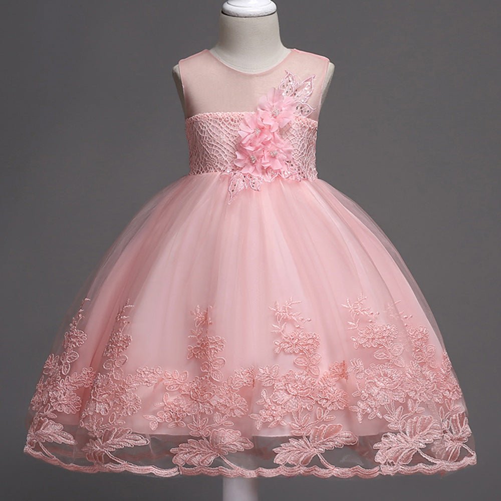 Blossom Lace Tulle Girls Dress