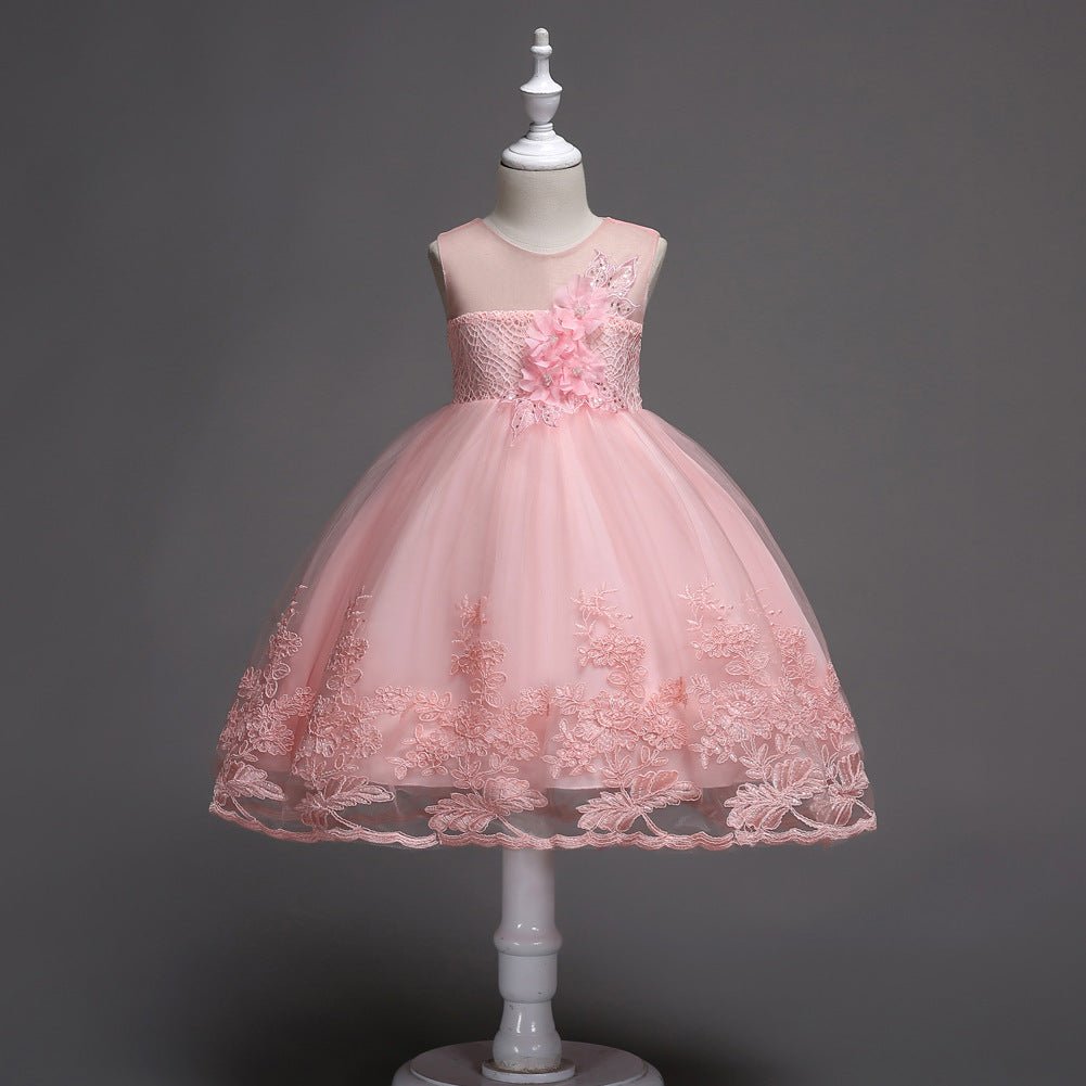 Blossom Lace Tulle Girls Dress