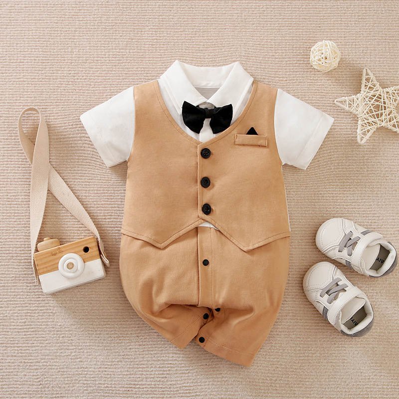 Boy's Gentleman Romper Collection