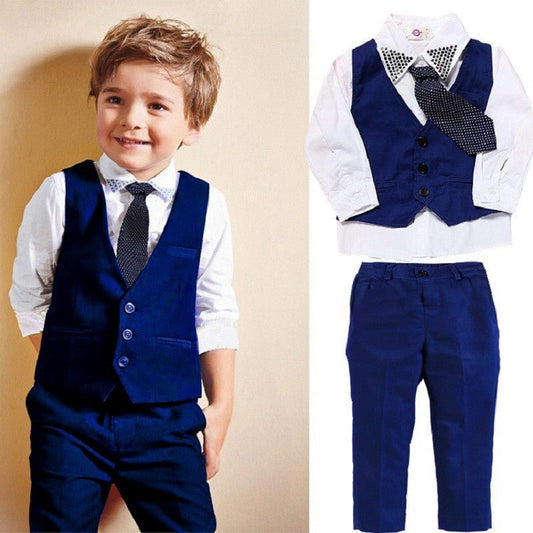 Boy's 4-Piece Gentleman Suit