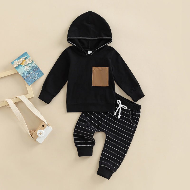 Boys' Casual Hoodie and Jogger Set