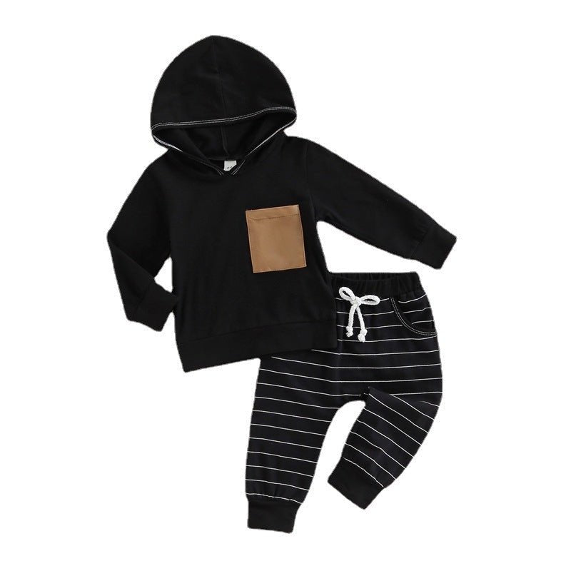 Boys' Casual Hoodie and Jogger Set