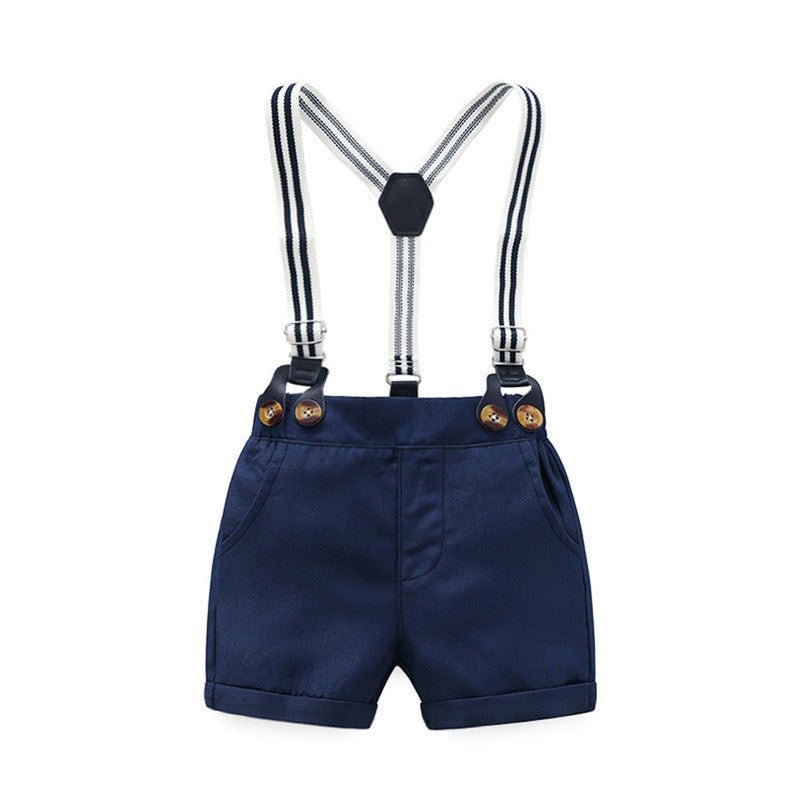 Baby Boys' Classic Summer Romper Set with Cap