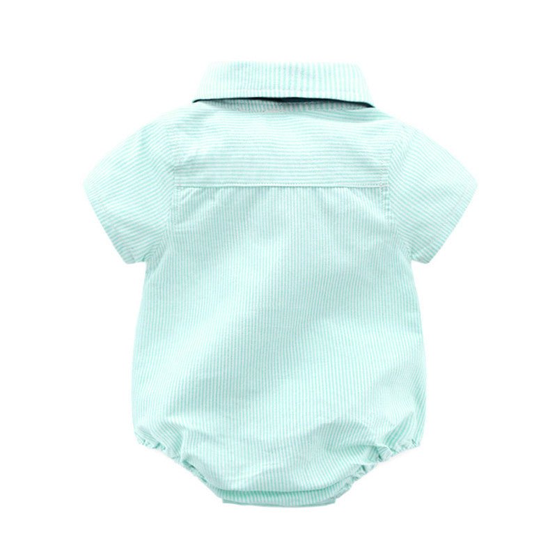 Baby Boys' Classic Summer Romper Set with Cap