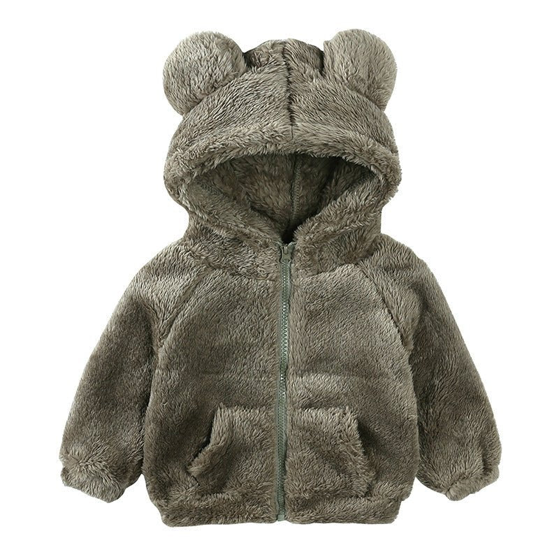 Children's Berber Fleece Bear Coat