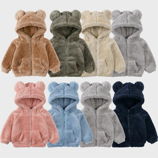 Children's Berber Fleece Bear Coat