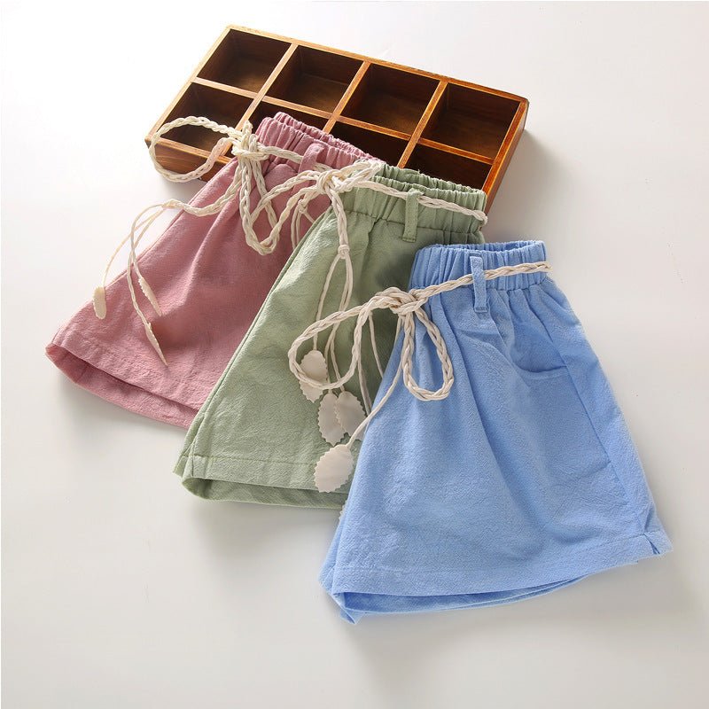 Children's Cotton-Linen Shorts