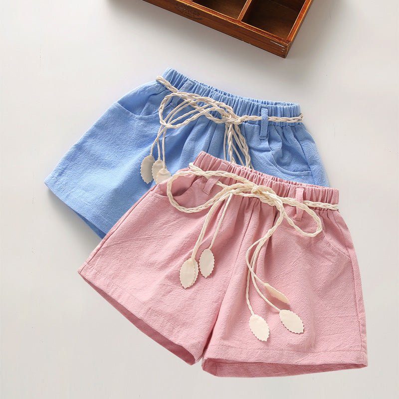 Children's Cotton-Linen Shorts