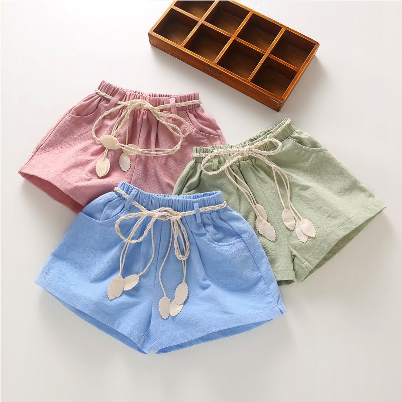 Children's Cotton-Linen Shorts