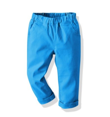 Colorful Cotton Kids' Casual Trousers