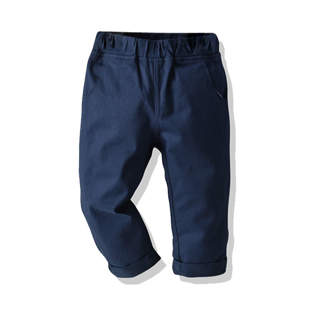 Colorful Cotton Kids' Casual Trousers