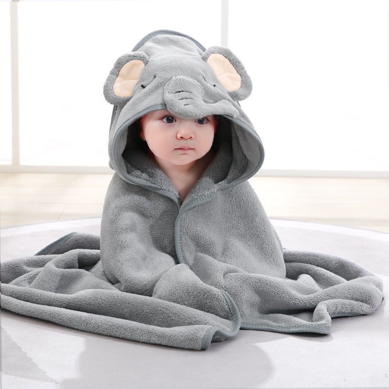 Cosy Animal Hooded Baby Bath Towel