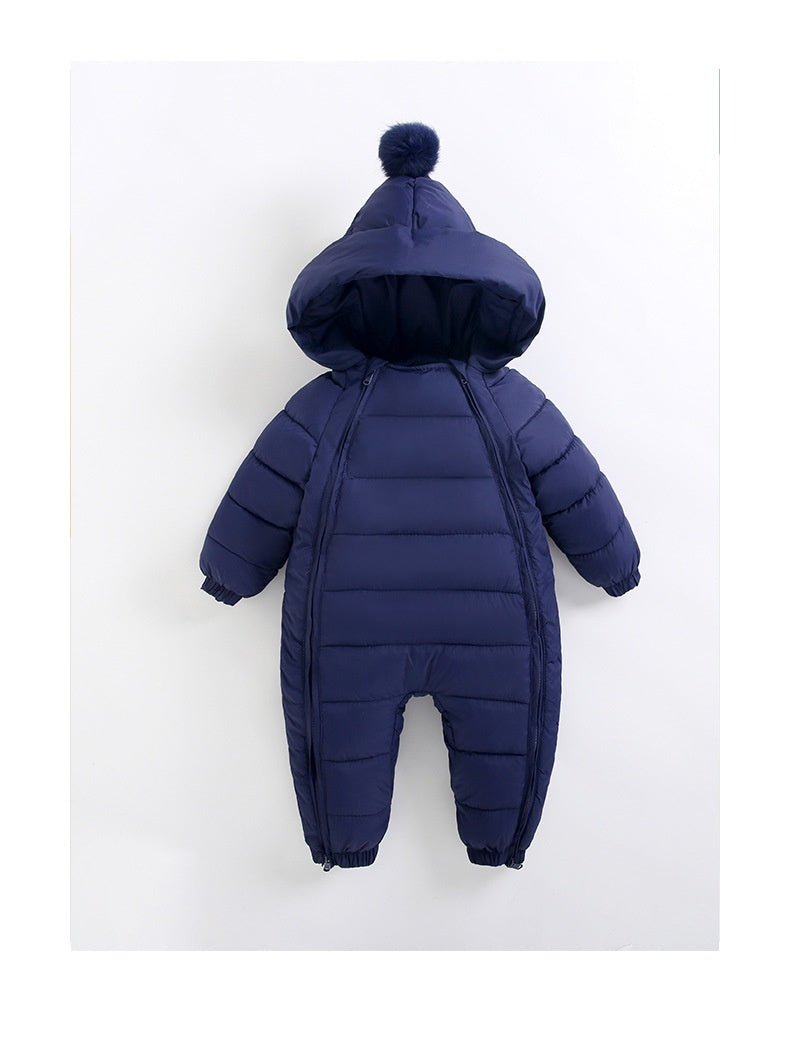 Cosy Hooded Baby Snowsuit