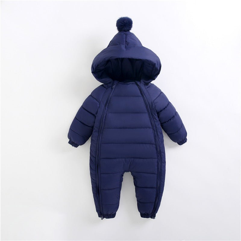 Cosy Hooded Baby Snowsuit