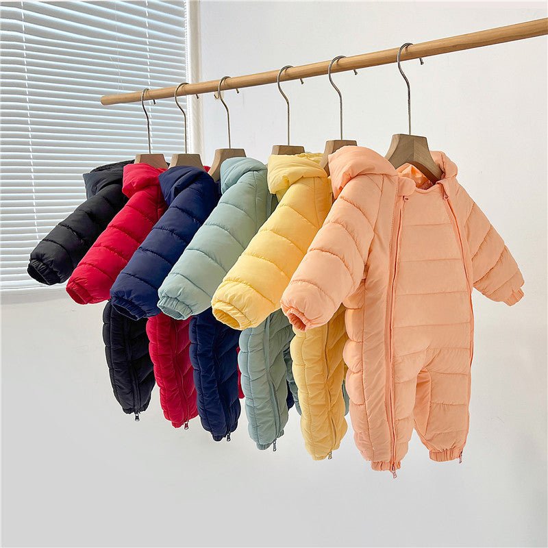 Cosy Hooded Baby Snowsuit