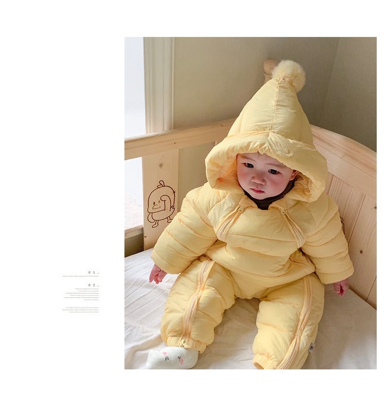 Cosy Hooded Baby Snowsuit