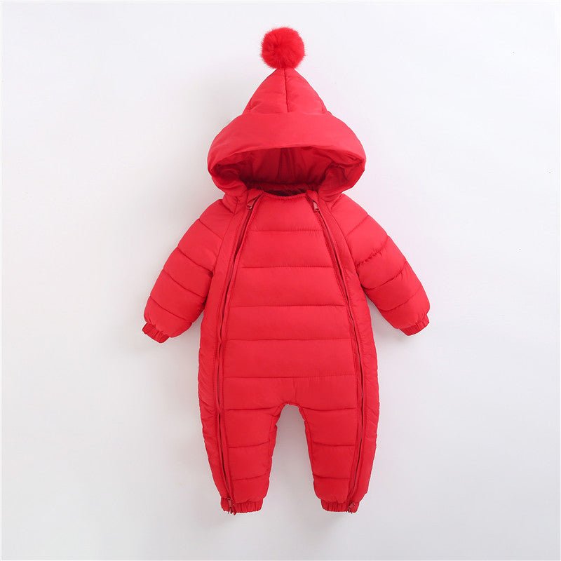 Cosy Hooded Baby Snowsuit