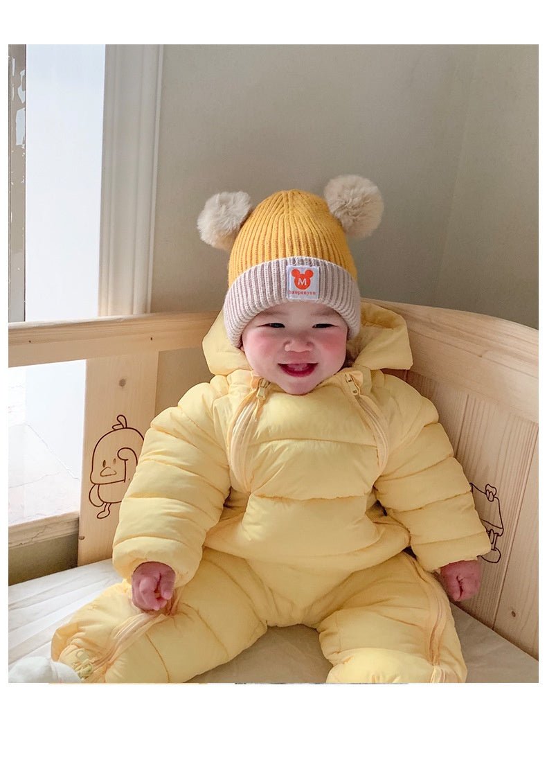 Cosy Hooded Baby Snowsuit