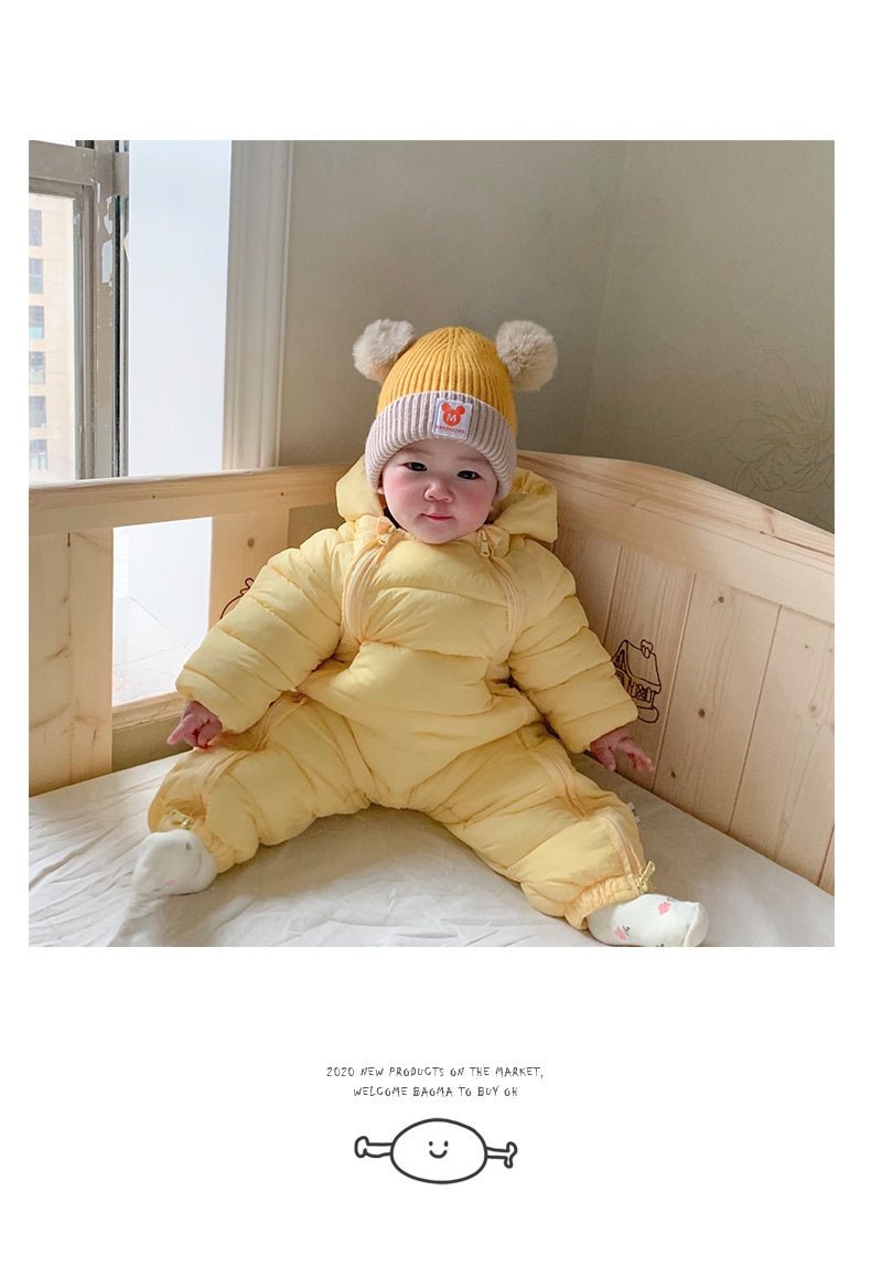 Cosy Hooded Baby Snowsuit