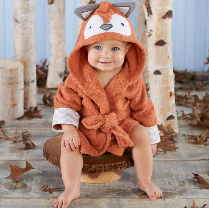 Hooded Animal Baby Bathrobes