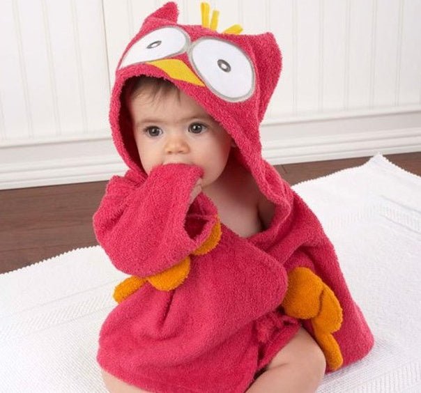 Hooded Animal Baby Bathrobes