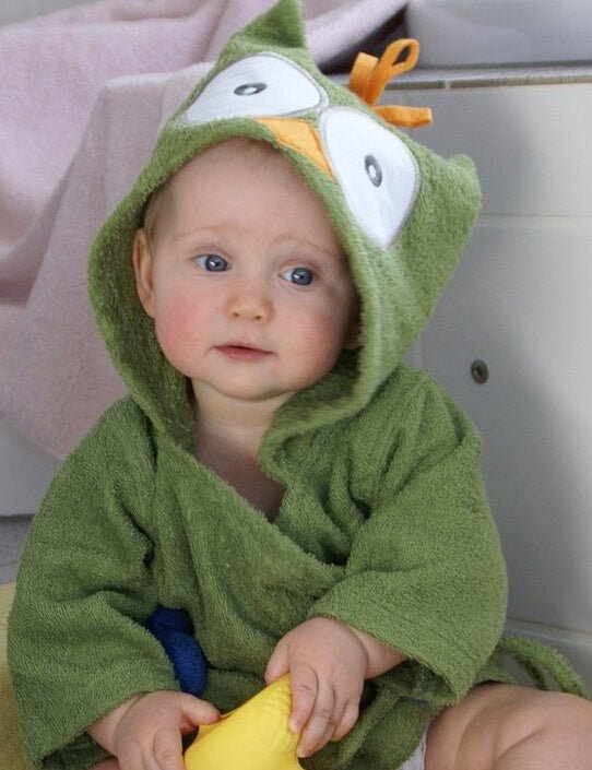 Hooded Animal Baby Bathrobes