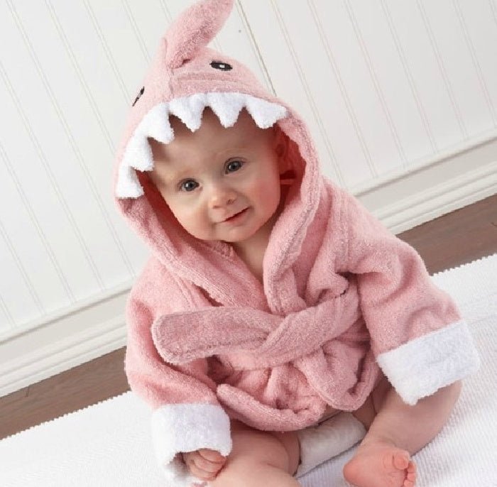 Hooded Animal Baby Bathrobes