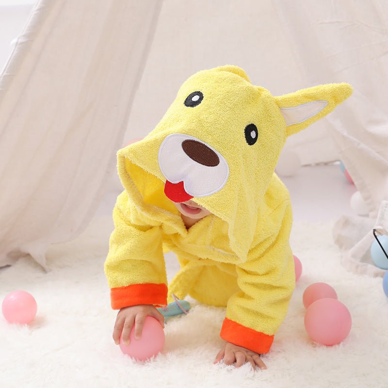 Hooded Animal Baby Bathrobes