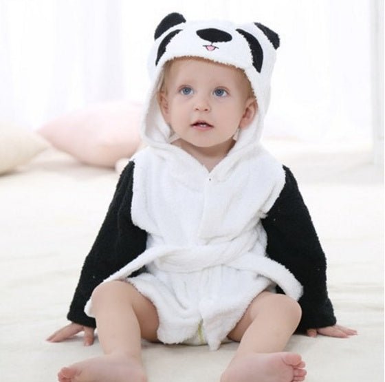 Hooded Animal Baby Bathrobes