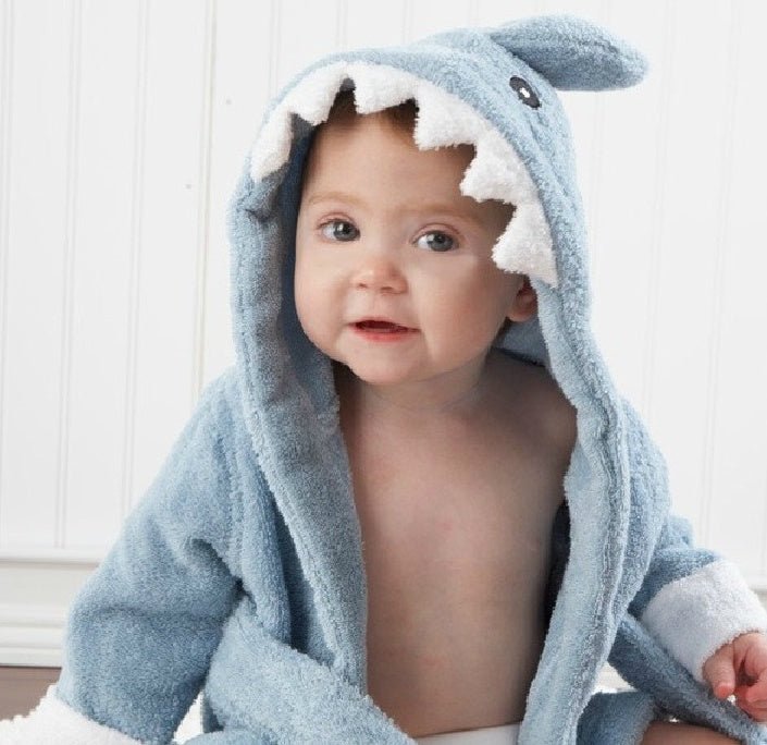 Hooded Animal Baby Bathrobes