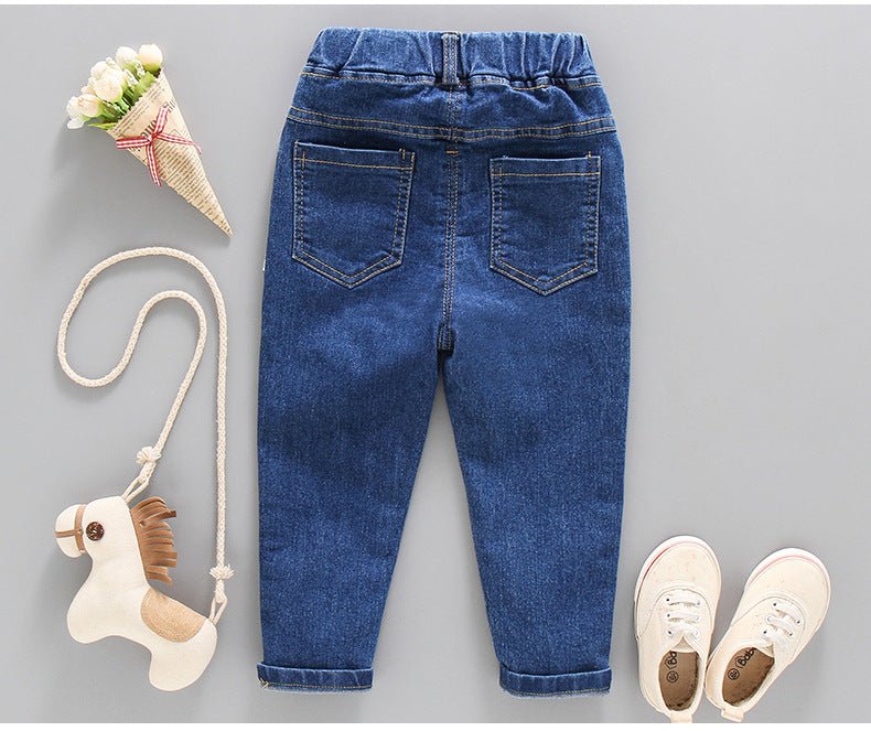 Girls' Cute Casual Stretch Jeans