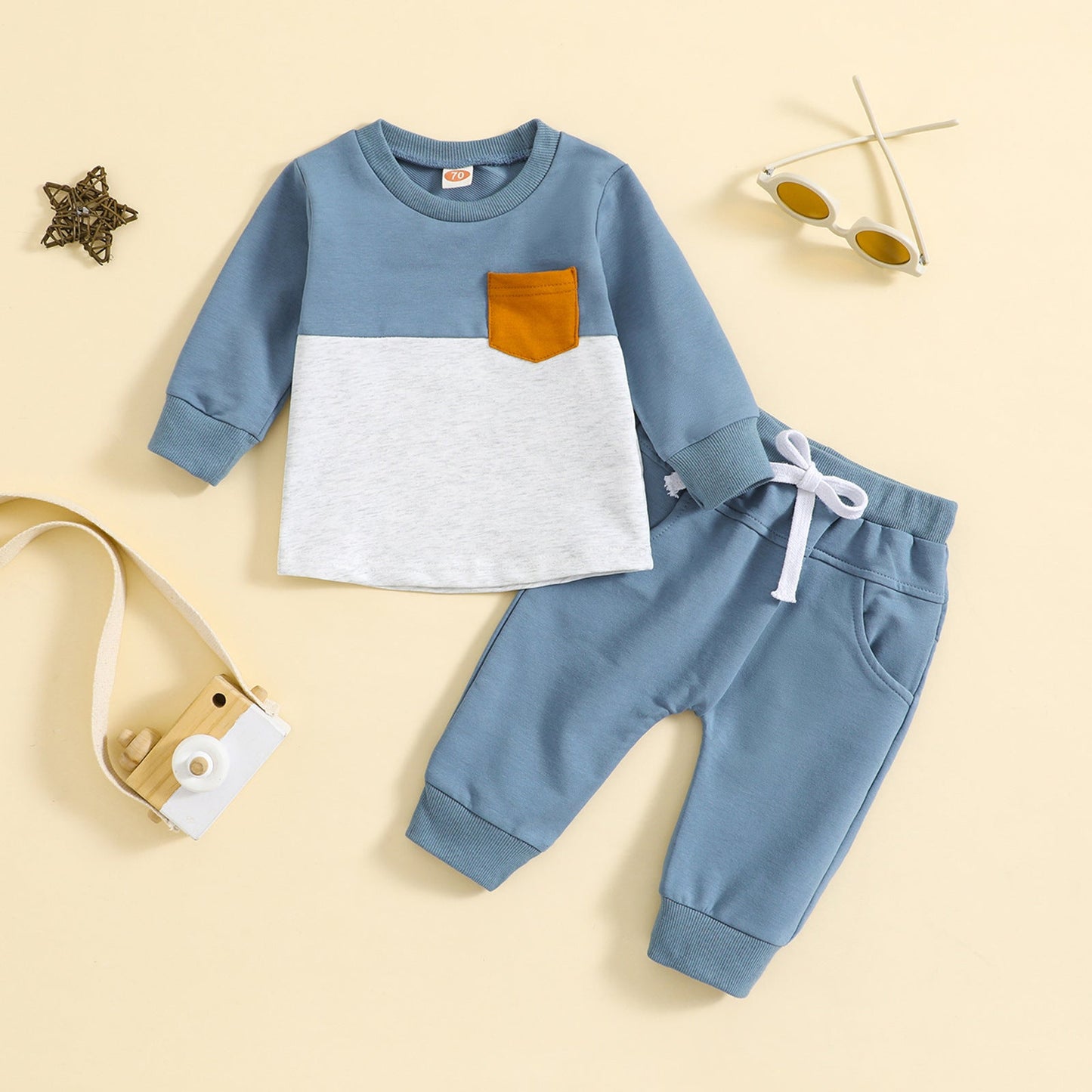 Kids' Casual Pants & Pullover Set